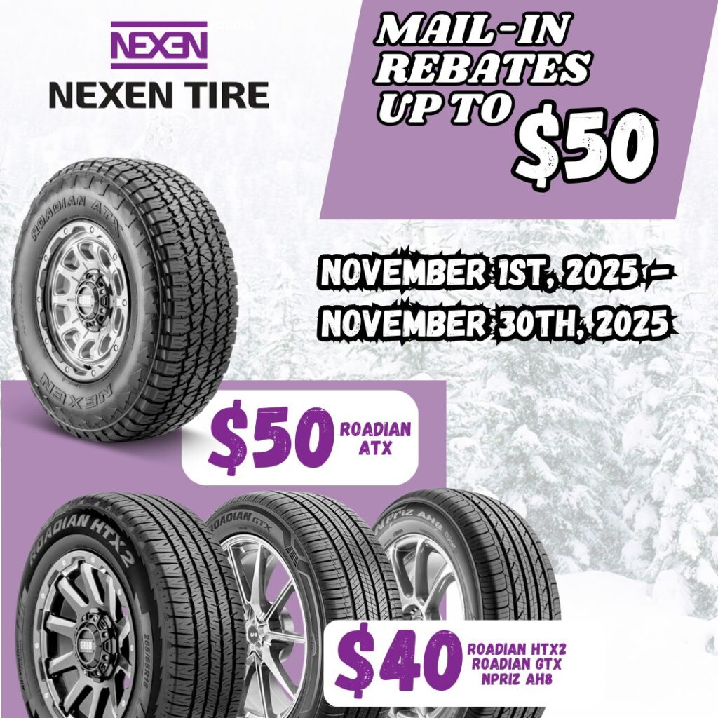 NEXEN Tire Specials for November 2025
